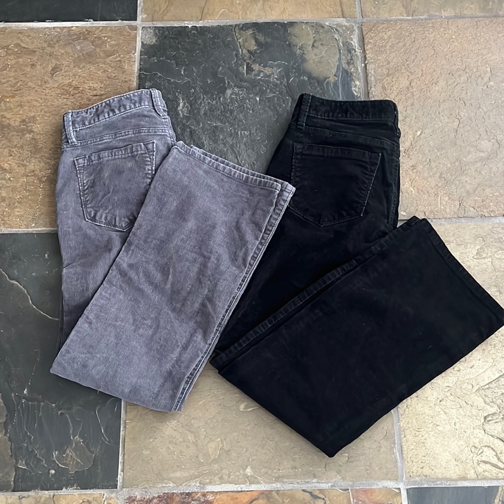 2 Loft Corduroy Curvy Boot cut jeans!!!!